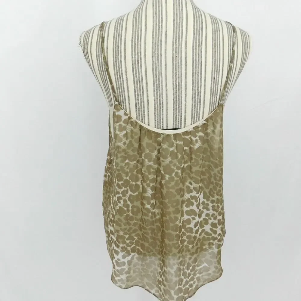 Aqua Women's Sleeveless Top Animal Print Size Small - Picture 4 of 4